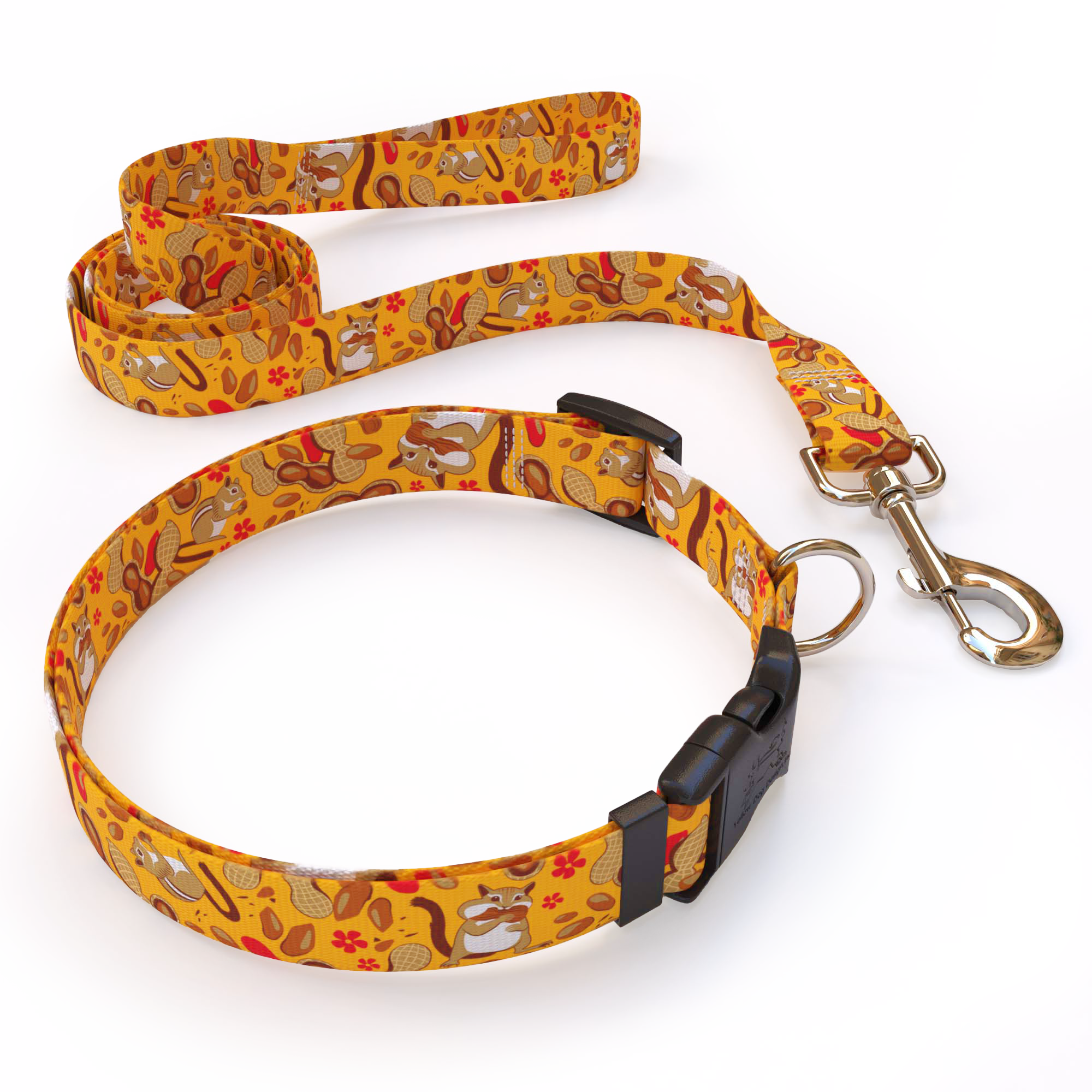 Chipmunks Dog Collar