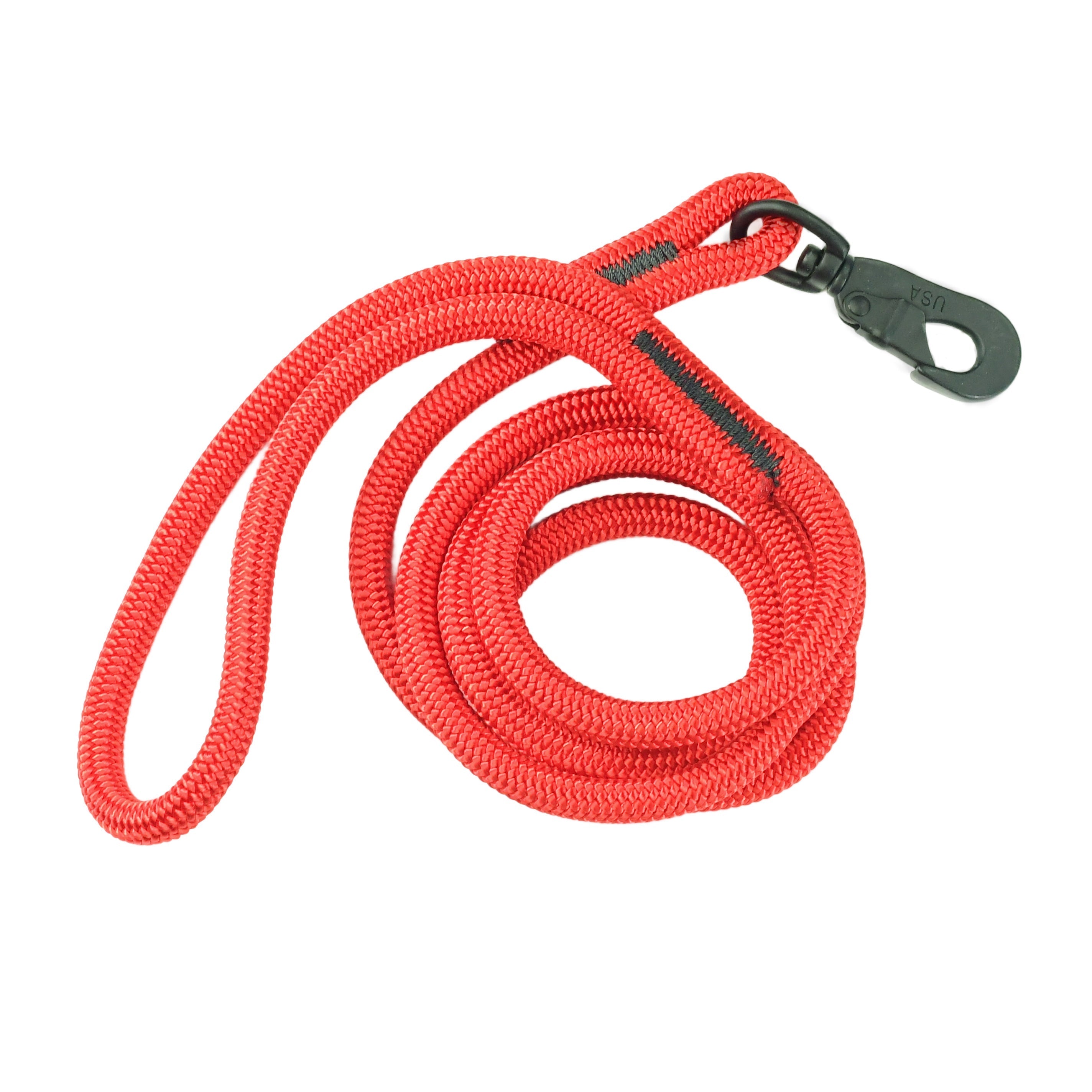 Red Rope Dog Leash 6'