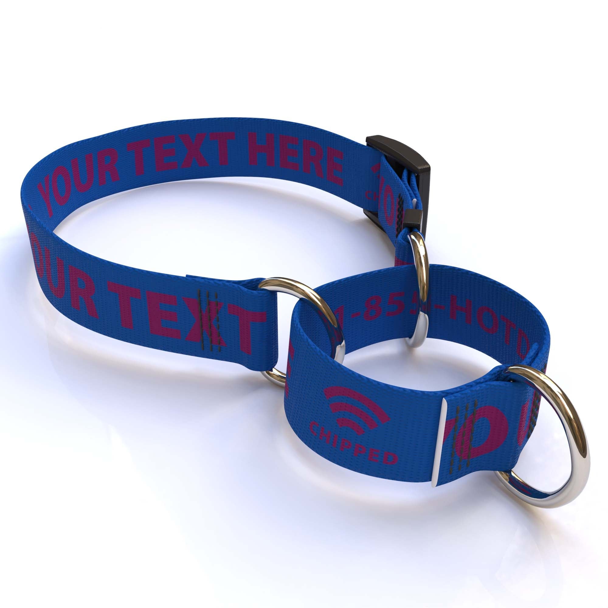 Personalized Solid Colored Martingale Collar