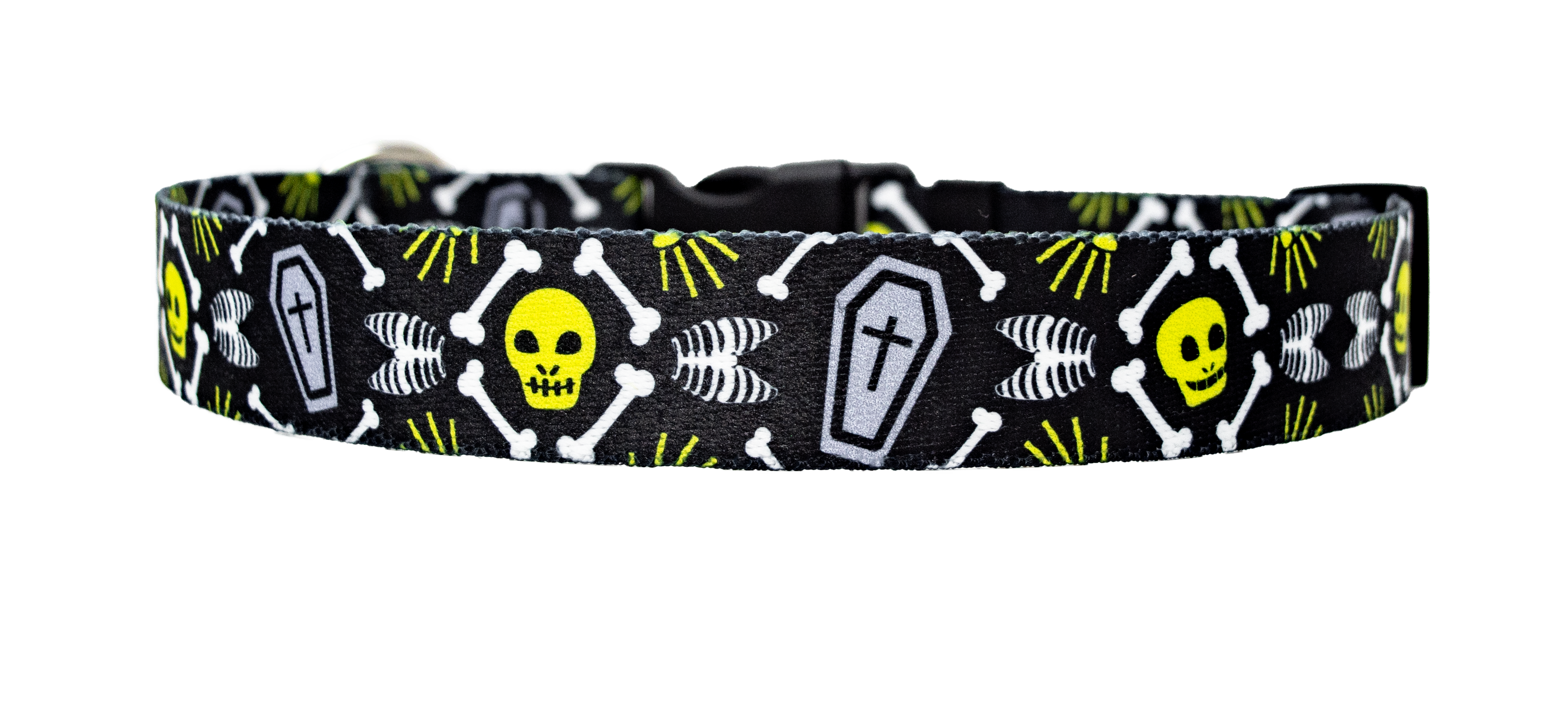 Scary Skeletons Dog Collar