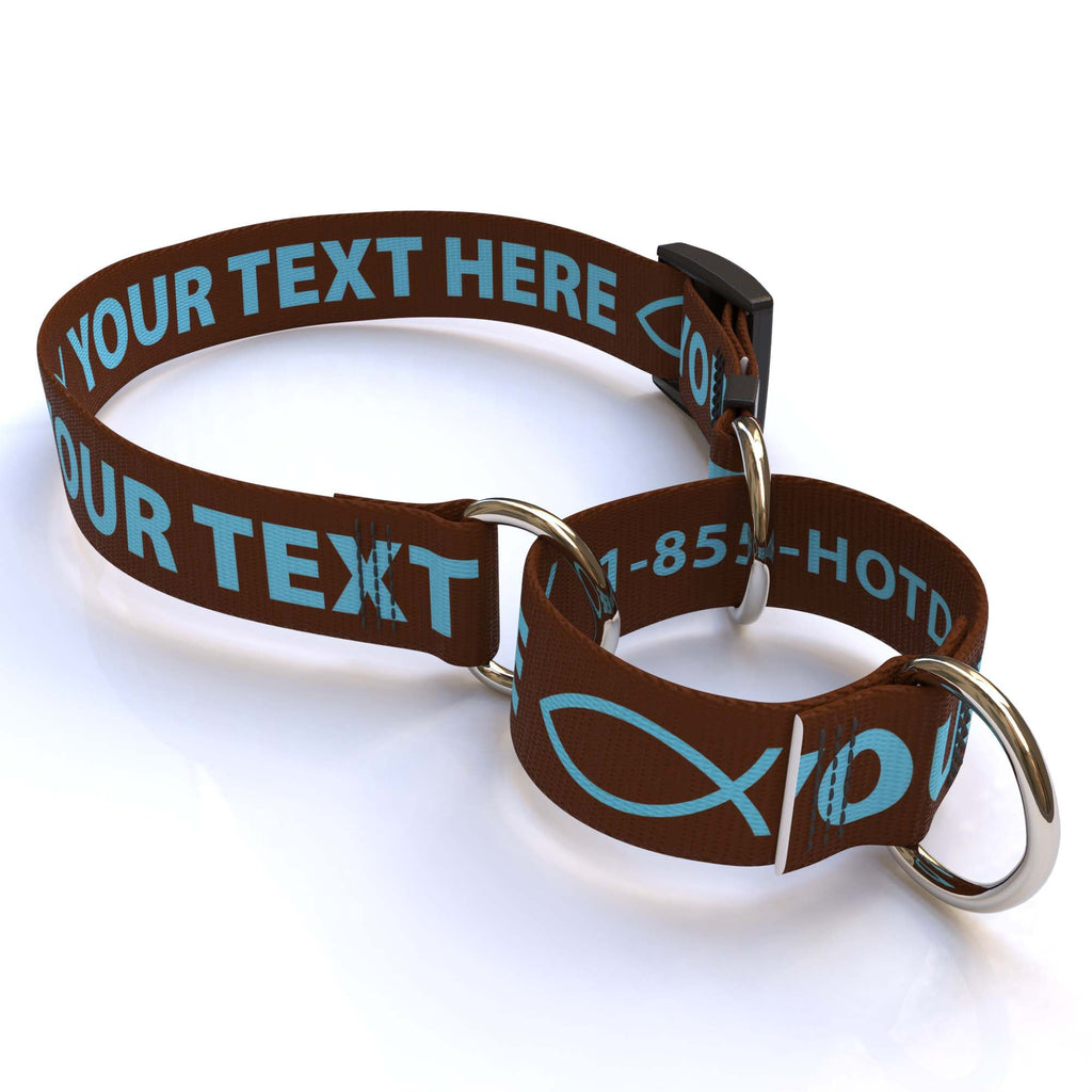 Personalized Solid Colored Martingale Collar