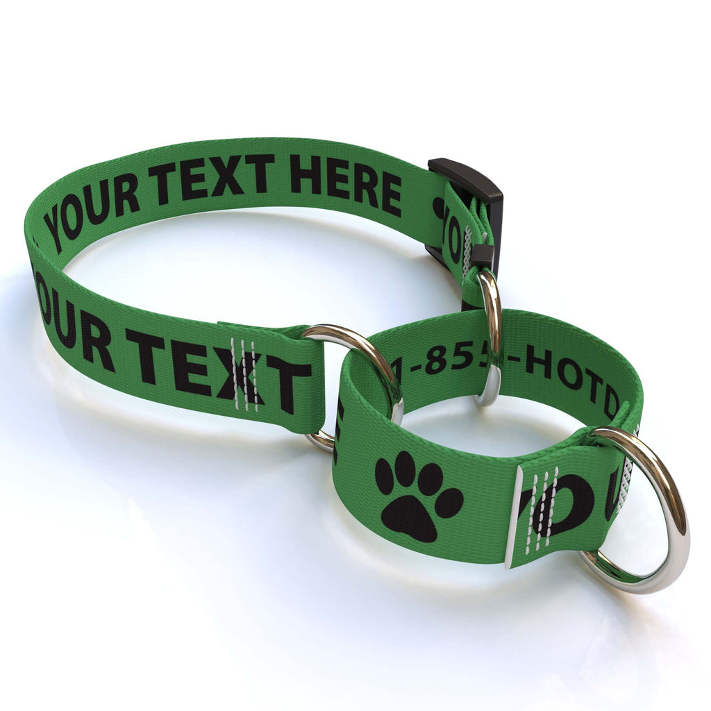 Personalized Solid Colored Martingale Collar
