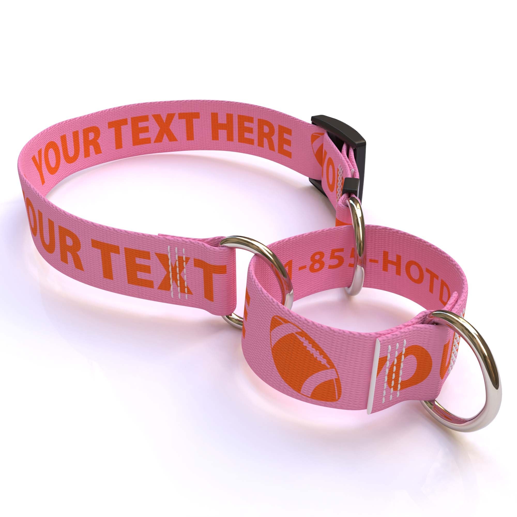 Personalized Solid Colored Martingale Collar