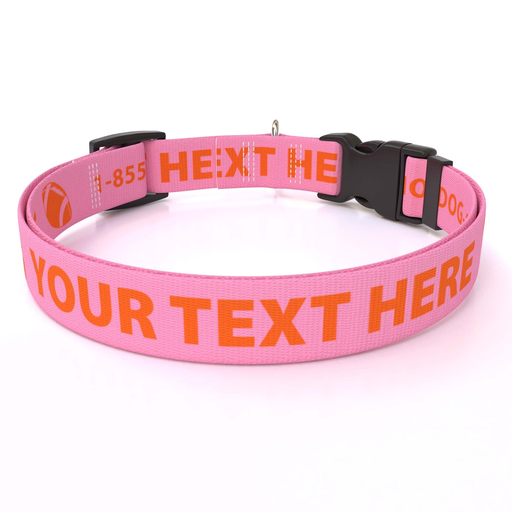 Personalized Solid Colored Side Release Collar