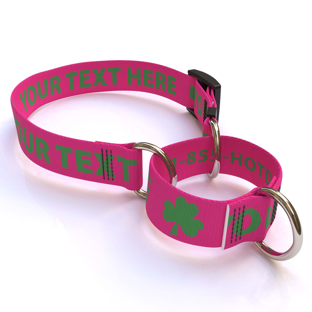 Personalized Solid Colored Martingale Collar