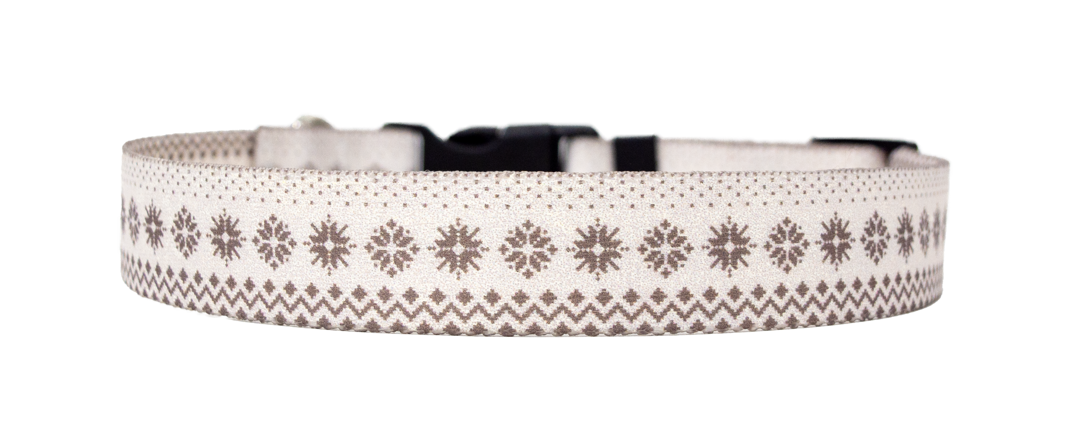 Nordic Snowflakes Dog Collar