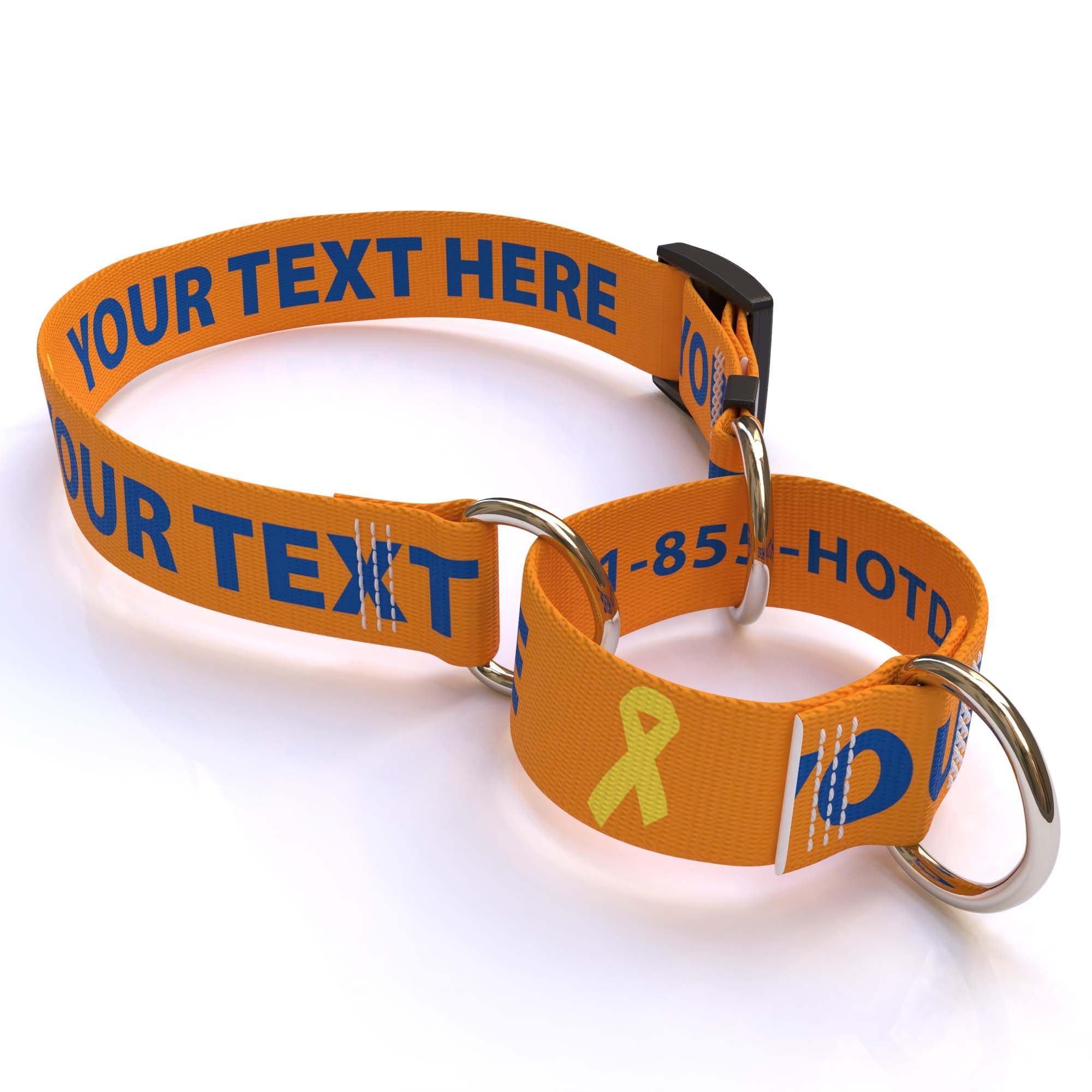 Personalized Solid Colored Martingale Collar