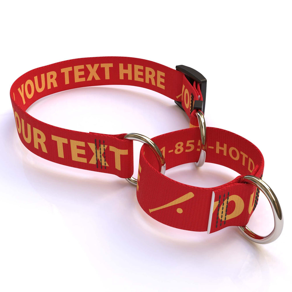 Personalized Solid Colored Martingale Collar