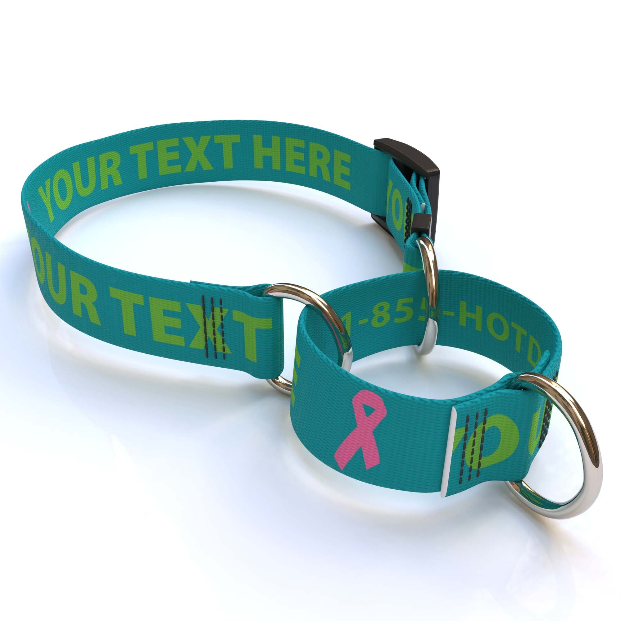 Personalized Solid Colored Martingale Collar