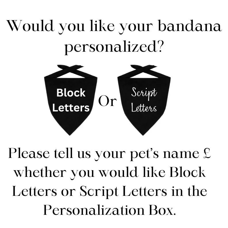 Pumpkin & Ghost Bandana